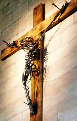 Sculpture Christ Crucified by Nigek Dwyer